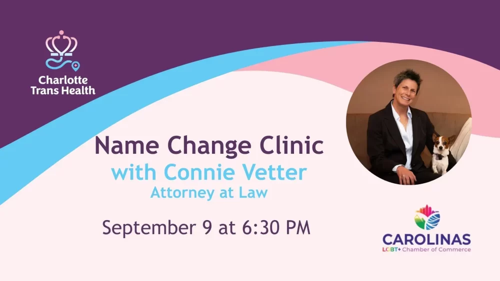 Name Change Clinic with attorney Connie Vetter
